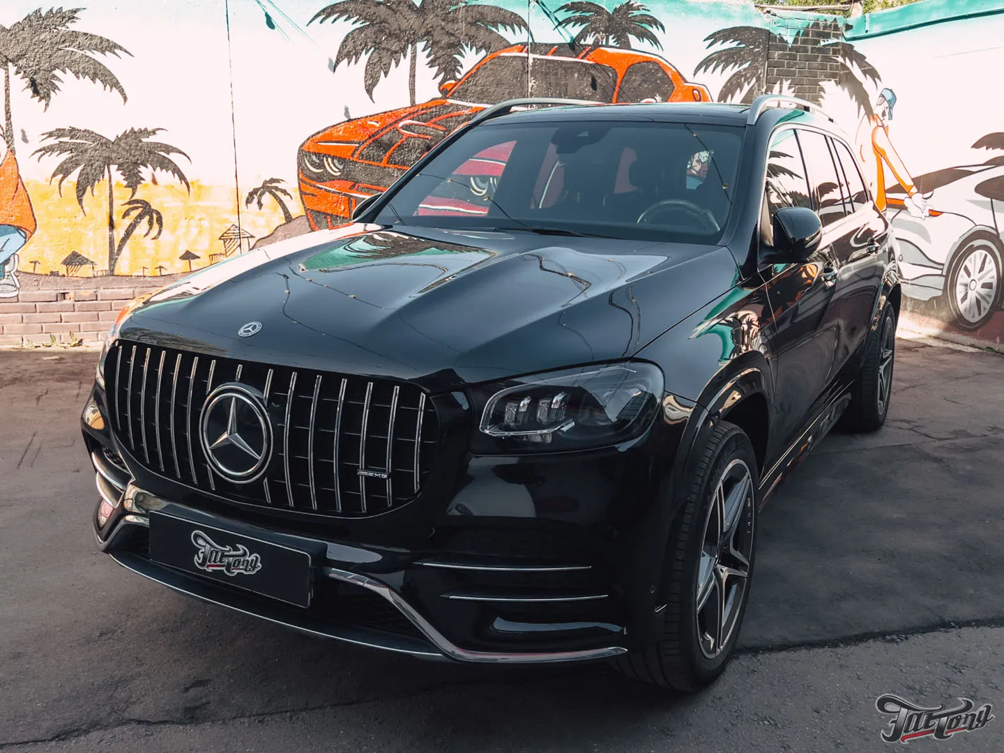 Что мы сделали с Mercedes GLS 400d? Часть 2: тотальный антихром экстерьера